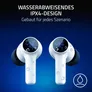 RAZER Hammerhead V3 X HyperSpeed für PlayStation Weiß In-Ear-Headsets/ Kopfhörer, Ladecase, Bluetooth 5.3, THX Spatial Audio, lizensiert für PlayStation