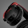 HyperX Cloud Alpha Gaming-Headset Schwarz-/Rot, kabellos, 2.4Ghz Empänger, bis zu 300 Stunden Akkulaufzeit