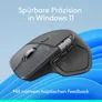 Logitech MX Master 4 Grafit Kabellose Desktop Maus | Haptisches Feedback, Actions Ring Buttom, Logi Bolt USB-C (2.4GHz), Bluetooth, Unterstützt Logi Options+