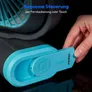 Medion MD12065 E10 TF Camping Ventilator 5 Stufen mit Powerbank Funktion blau