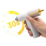 HOTO  QWRJQ002 Akku-Heißklebepistole Schnellaufheizung, Automatischer Klebstoffzufuhr, USB-C