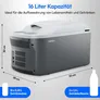 Medion MD13100 Kühlbox Kühl und Warm 16L Kapazität Tragegurt grau