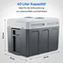 Medion MD13102 TC45 Kühlbox Kühl und Warm 40L 5V-USB 12V 220-204V grau