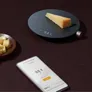 HOTO QWCFC001 Smart Kitchen Scale Küchenwaage mit Bluetooth-App LED-Display und 3 kg Tragkraft