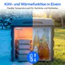 Medion MD370030 TC30 Kühlbox Kühl und Warm 35L Kapazität 5V USB, 12V -220-240V grau