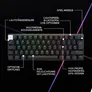 Logitech G PRO X 60 LIGHTSPEED Gaming Tastatur kabellos / kabelgebunden (Funk), Mechanisch, Schwarz