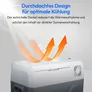 Medion MD13112 CC50 Kompressor Kühlbox Kühl und Warm 47L Kapazität 5V USB, 12/24V -220-240V grau