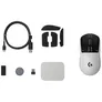Logitech G PRO X2 SUPERSTRIKE Gaming-Maus Schwarz-grau, kabellos, Bluetooth, 2.4 Ghz Empfänger, Hero 44K-Sensor, Anpassbar mit Logitech G Hub