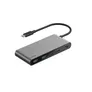 Belkin 7-Port-USB-C-Hub mit zwei USB-C Anschlüssen silber