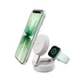 Belkin UltraCharge Pro Verstellbare magnetische Qi2 25W 2-in-1-Ladestation beige