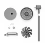 Duux Whisper Fan Essence Ventilator Authentic Grau