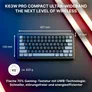 Cherry XTRFY K63W Pro Kompakt Gaming-Tastatur, kabellos, TKL (70%), MX Low-Profile 2.0 Switches, RGB, Bluetooth