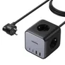 UGREEN Nexode CD268 DigiNest 7-in-1 65W Desktop Charger Steckdosenwürfel 2x USB-C 2x USB-A 3x AC Out