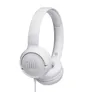 JBL TUNE 500 weiß - Kabelgebundener On-Ear-Kopfhörer Mikrofon
