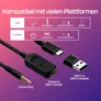 HyperX Cloud III Gaming-Headset Rot/Schwarz, kabelgebunden, passend für PC, PS5, PS4, Xbox Series X|S, Xbox One, Nintendo Switch, Mac