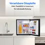 Medion MD370001 LIFE Mini-Kühlschrank mit Eisfach und Schloss schwarz