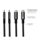 Good Connections USB 4.0 Magnetisches Spiralkabel (240W) USB-C St./ USB-C St. 1m