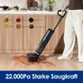 Tineco FLOOR ONE S7 Max Pro Nass- & Trockensauger | Kabelloser Akku-Wischsauger | Selbstreinigung | Hochdruck-Wasserstrahl | Streifenfreie Reinigung