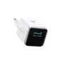 Anker Nano Ladegerät (45W, Smart Display) ActiveShield 5.0, GaN, Polarweiss