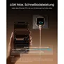 Anker Nano Ladegerät (45W, Smart Display) ActiveShield 5.0, GaN, Steinschwarz