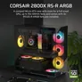 CORSAIR 2800X RS-R ARGB Micro-ATX Gehäuse Schwarz
