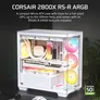 CORSAIR 2800X RS-R ARGB Micro-ATX Gehäuse Weiß