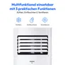 Medion MD 37672 P701 Klimaanlage 7.000 BTU Kühlmittel R290 max. 25m², App- und Sprachsteuerung, Inkl. Fenster-Kit