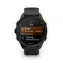 Garmin Forerunner® 70 Schwarz mit Schnellwechsel-Silikon-Armband 20 mm