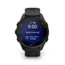Garmin Forerunner® 70 Schwarz mit Schnellwechsel-Silikon-Armband 20 mm