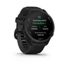 Garmin Forerunner® 70 Schwarz mit Schnellwechsel-Silikon-Armband 20 mm
