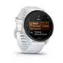 Garmin Forerunner® 70 Steinweiss/Schwarz mit Schnellwechsel-Silikon-Armband 20 mm