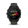 Garmin Forerunner® 170 Schwarz mit Schnellwechsel-Silikon-Armband 20 mm
