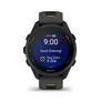 Garmin Forerunner® 170 Schwarz mit Schnellwechsel-Silikon-Armband 20 mm