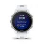 Garmin Forerunner® 170 Steinweiss/Pudergrau mit Schnellwechsel-Silikon-Armband 20 mm Steinweiss/Cloud Blue
