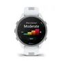 Garmin Forerunner® 170 Steinweiss/Pudergrau mit Schnellwechsel-Silikon-Armband 20 mm Steinweiss/Cloud Blue