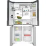 Siemens KF96DPPEA iQ700 Freistehende Kühl-Gefrier-Kombination Chrome