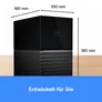 WD My Book Duo 16 TB externe Festplatte (HDD) Schwarz