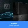 WD My Book 8 TB 3.5 Zoll USB 3.0 Micro-B (5Gb/​s) Schwarz externe Festplatte HDD