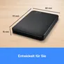 Western Digital WD Elements Portable USB-C 2 TB Externe HDD | 2,5" Festplatte | USB 3.2 Gen 1 | Plug & Play | Schwarz