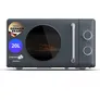 Medion MD100119 Retro Mikrowelle grau 800W 20L