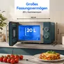 Medion MD100119 Retro Mikrowelle petrol 800W 20L
