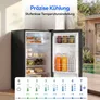 Medion MD370009 LIFE Kühlschrank schwarz