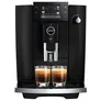 JURA E6 (ED) Kaffeevollautomat, 17 Spezialitäten, 3,5''-Farbdisplay, WiFi-fähig, Hot & Light Brew, Feinschaum-Technologie, Energiesparmodus, Piano Black