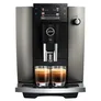 JURA E6 (ED) Kaffeevollautomat, 17 Spezialitäten, 3,5''-Farbdisplay, WiFi-fähig, Hot & Light Brew, Feinschaum-Technologie, Energiesparmodus, Dark Inox