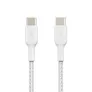 Belkin BoostCharge bis 60W USB-C/USB-C-Kabel 1 m Weiß geflochten