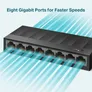 TP-LINK LiteWave LS1008G - Switch - unmanaged 8-Port GBit