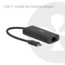 Club 3D USB-C®-zu-RJ45-10G-Ethernet-Adapter St./ Bu.
