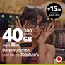 Vodafone Prepaid CallYa S | 40 GB statt 25 GB | 10 EUR Guthaben | ohne Vertrag | 5G | Allnet Flat | EU-Roaming | weltweit nutzbar
