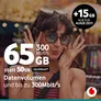Vodafone Prepaid CallYa M | 65 GB statt 50 GB | 15 EUR Guthaben | ohne Vertrag | 5G | Allnet Flat | EU-Roaming | weltweit nutzbar