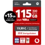 Vodafone Prepaid CallYa L | 115 GB statt 100 GB | 20 EUR Guthaben | ohne Vertrag | 5G | Allnet Flat | EU-Roaming | weltweit nutzbar